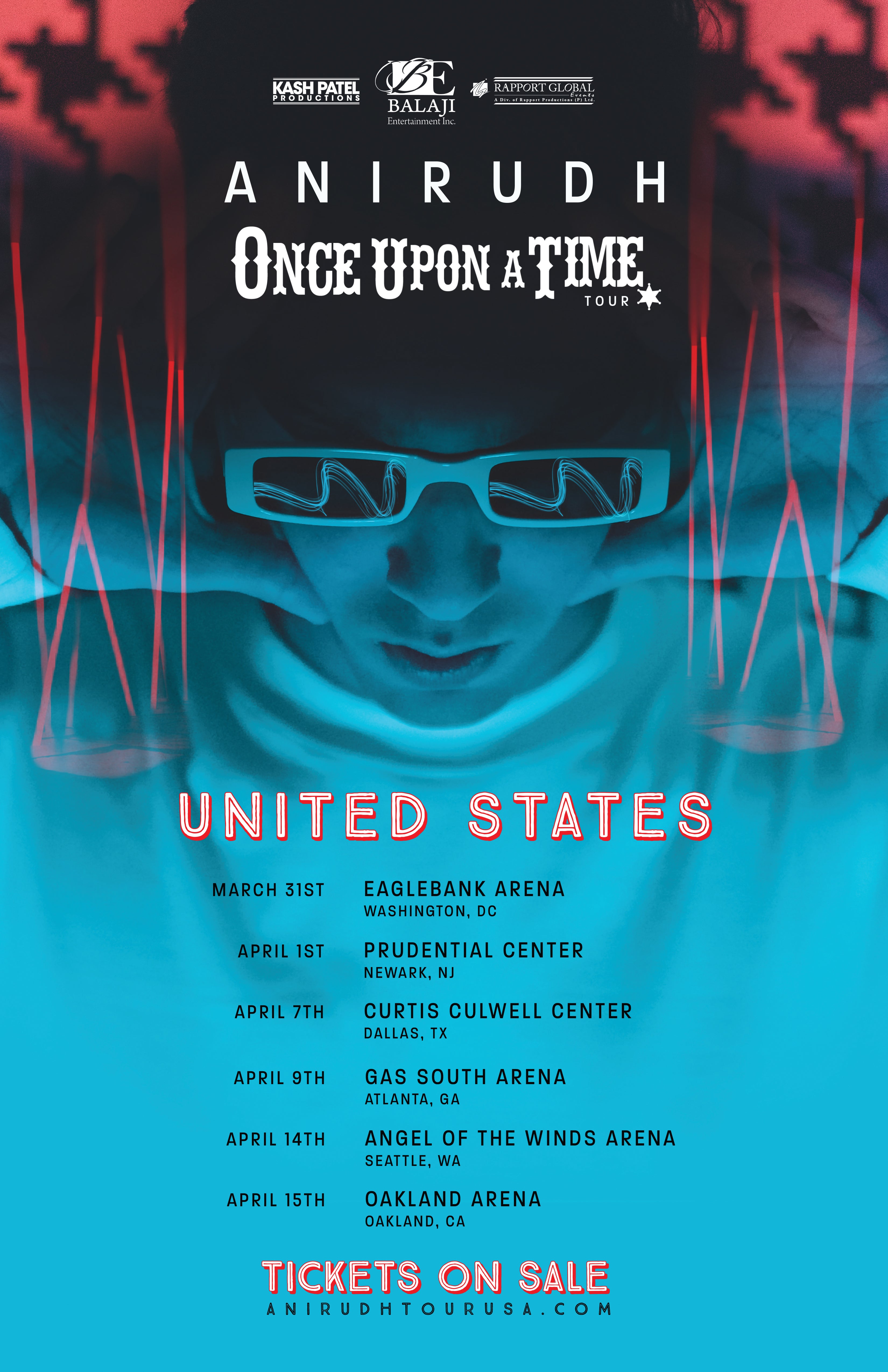 Anirudh: Once Upon A Time Tour | Angel of the Winds Arena