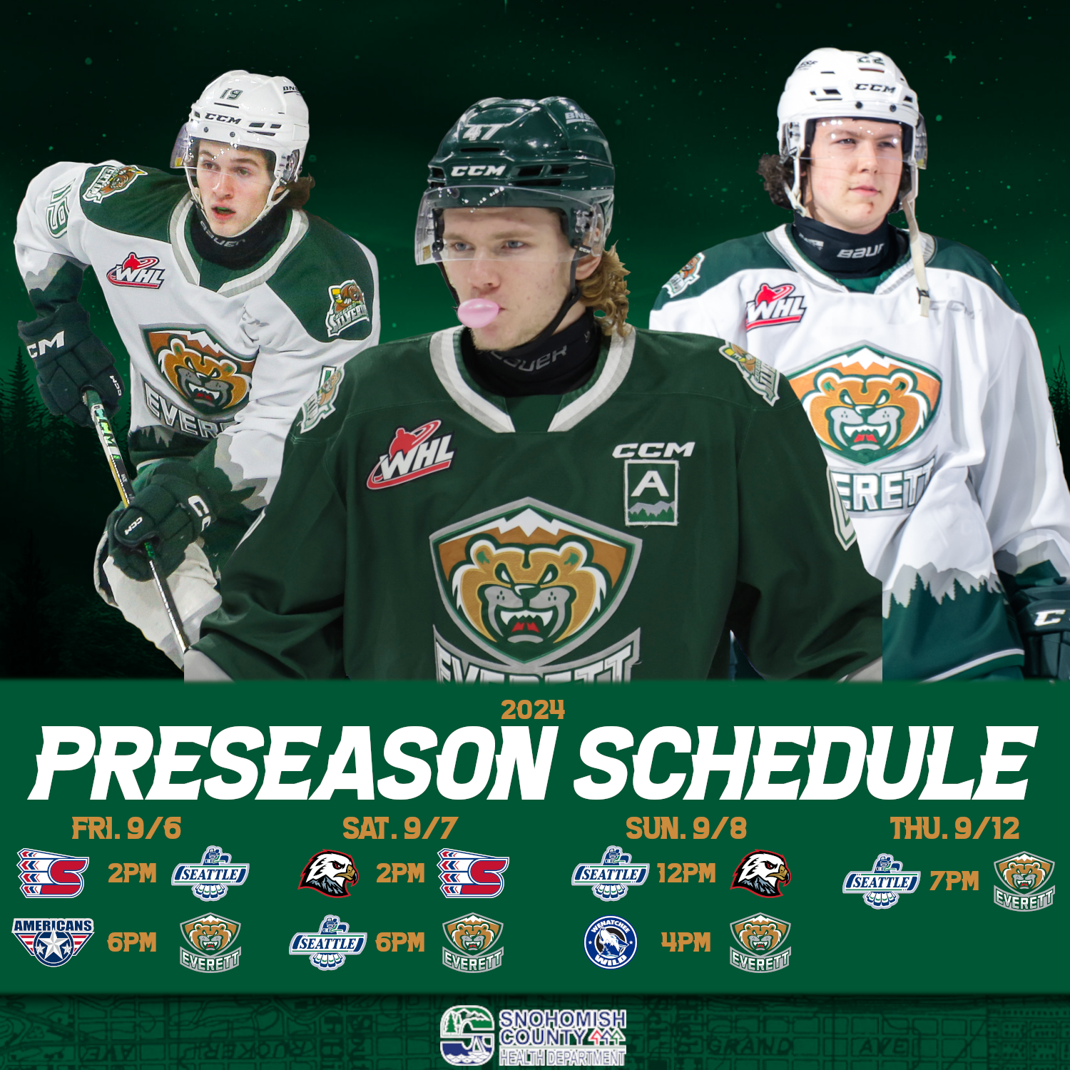 More Info for Everett Silvertips Preseason Games